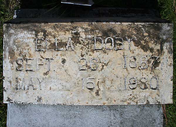 Ella Doby Gravestone Photo