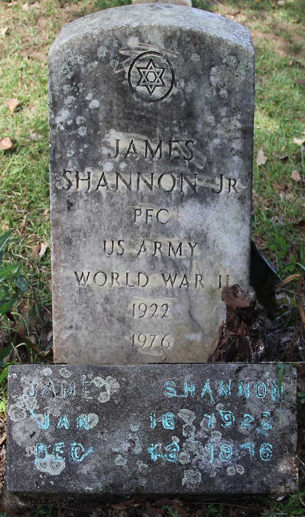 James Shannon Gravestone Photo