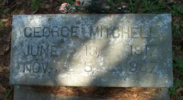 George Mitchell Gravestone Photo