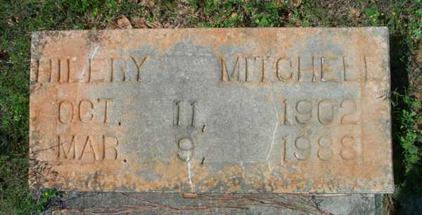 Hilery Mitchell Gravestone Photo