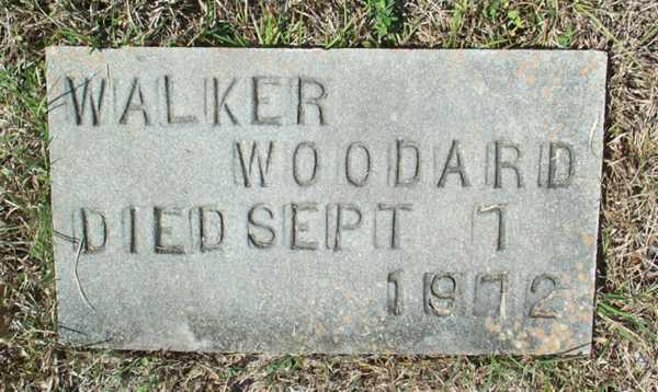 Walker Woodard Gravestone Photo