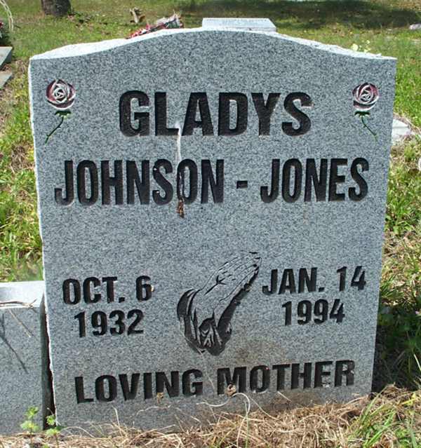 Gladys Johnson-Jones Gravestone Photo