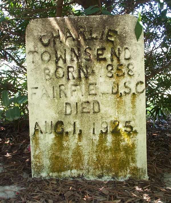 Charlie Townsend Gravestone Photo