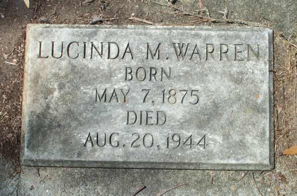 Lucinda M. Warren Gravestone Photo