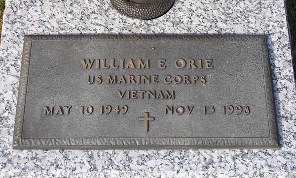 William E. Orie Gravestone Photo
