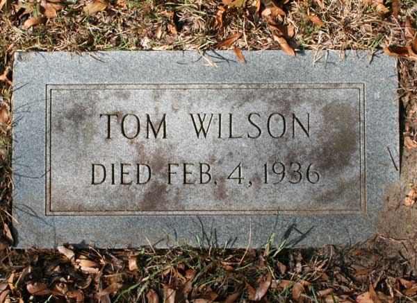 Tom Wilson Gravestone Photo