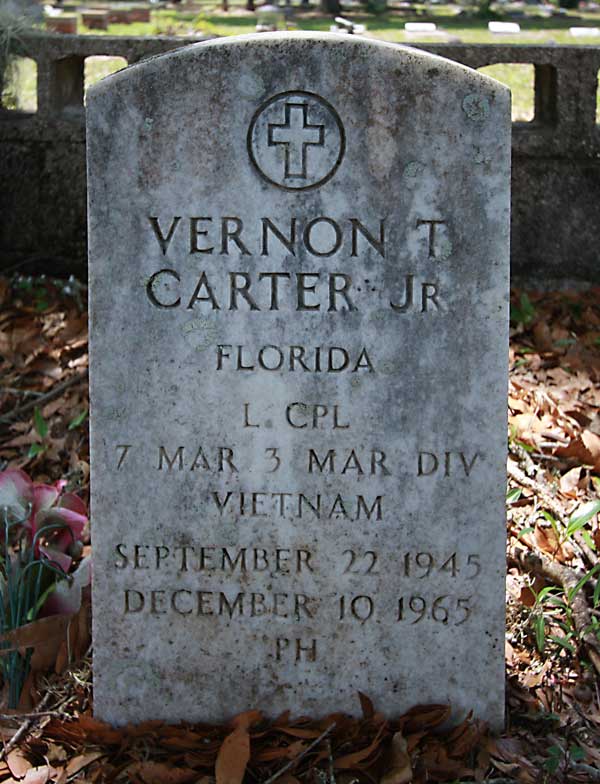 Vernon T. Carter Gravestone Photo