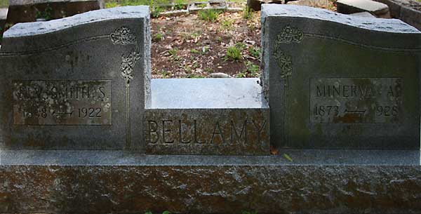 Rev. Smith S. & Minerva A. Bellamy Gravestone Photo