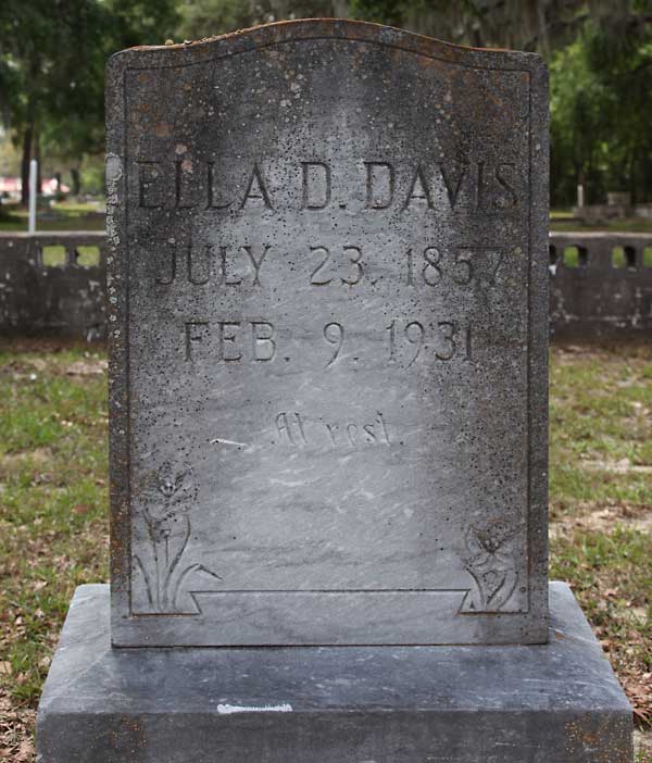 Ella D. Davis Gravestone Photo