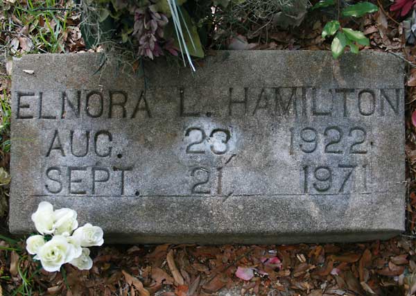 Elnora L. Hamilton Gravestone Photo