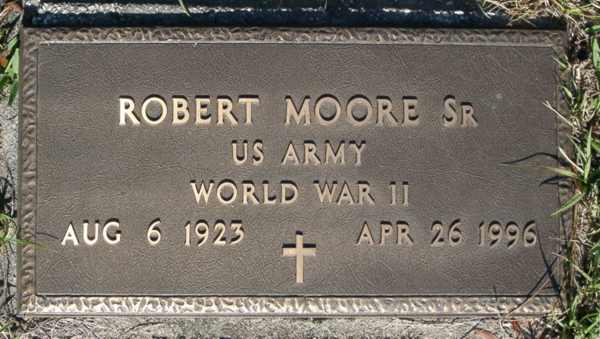 Robert Moore Gravestone Photo