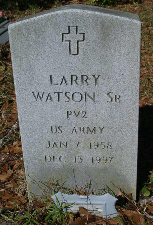 Larry Watson Gravestone Photo
