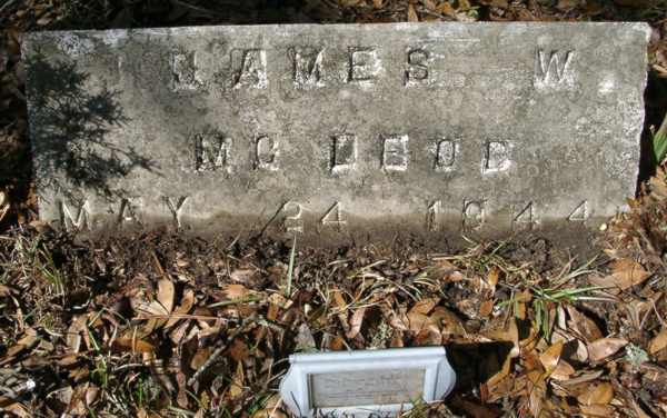 James S.  W. McLeod Gravestone Photo