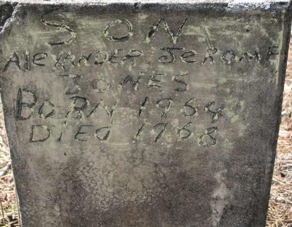 Alexander Jerome Bones Gravestone Photo