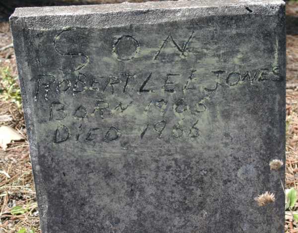 Robert Lee Jones Gravestone Photo