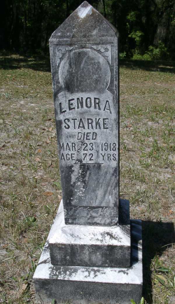 Lenora Starke Gravestone Photo