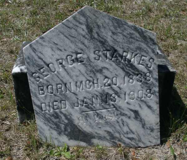 George Starkes Gravestone Photo