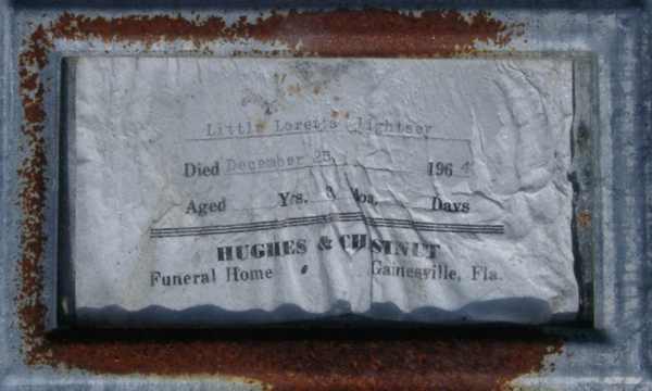 Little Loretta Lightsey Gravestone Photo