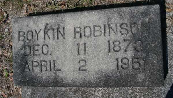 Boykin Robinson Gravestone Photo