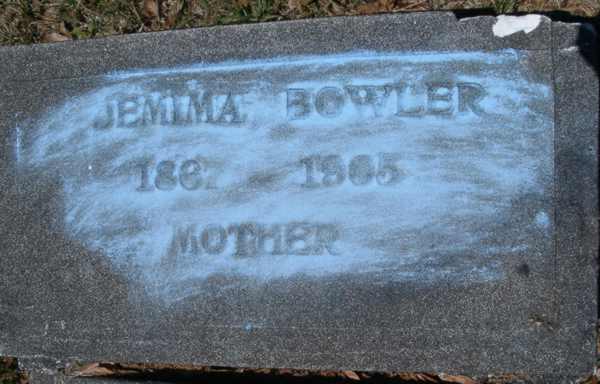 Jemima Bowler Gravestone Photo