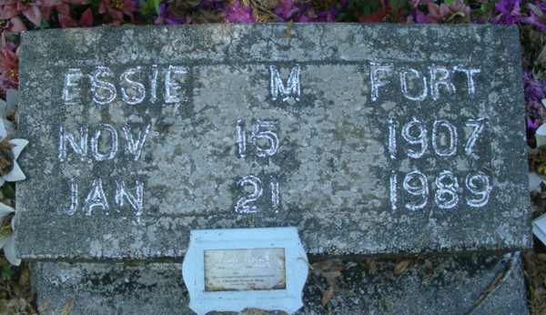 Essie M. Fort Gravestone Photo