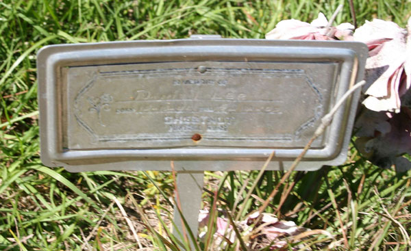 DARILA I LEE Gravestone Photo