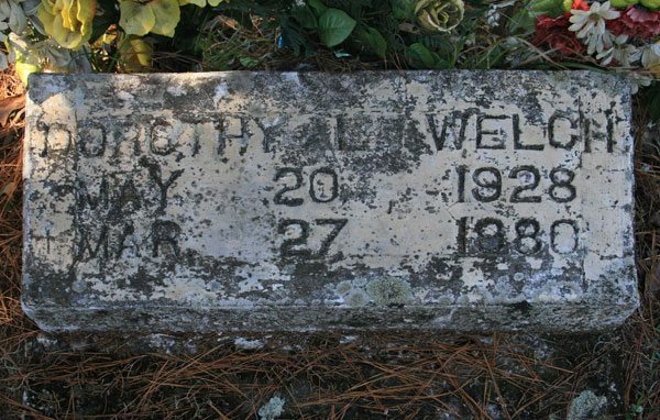 DOROTHY LEE WELCH Gravestone Photo