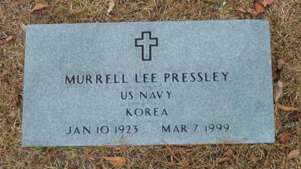 Murrell Lee Pressley Gravestone Photo
