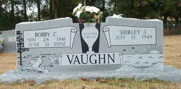 Bobby C & Shirley J. Vaughn Gravestone Photo