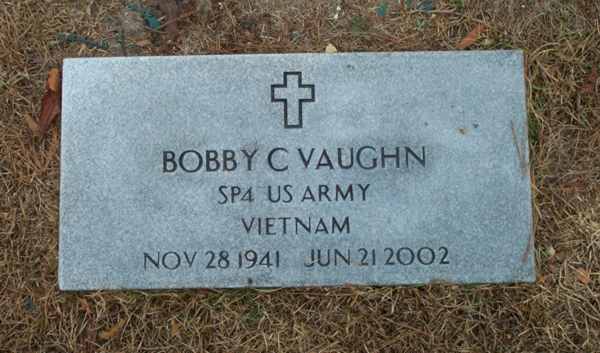 Bobby C. Vaughn Gravestone Photo