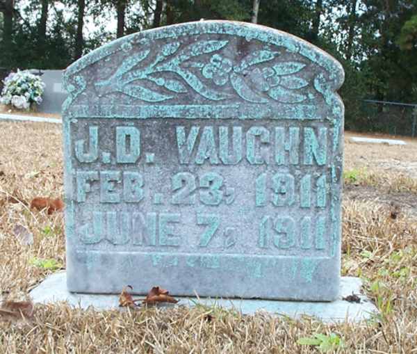 J.D. Vaughn Gravestone Photo