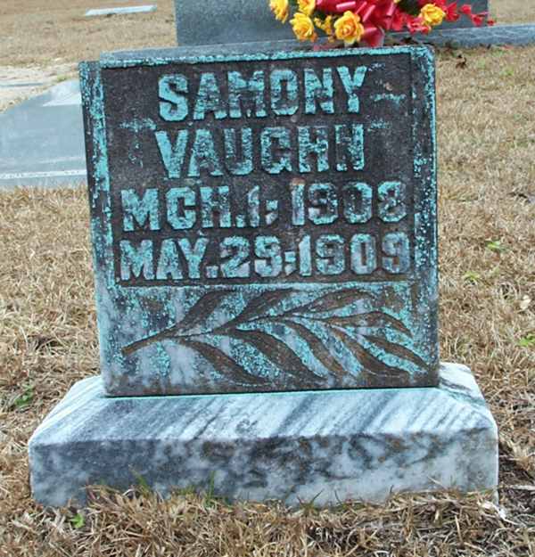 Samony Vaughn Gravestone Photo