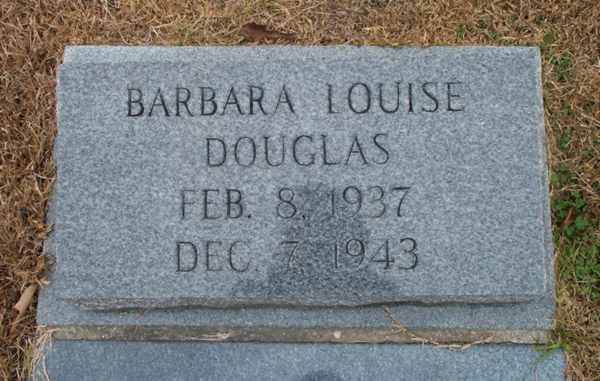 Barbara Louise Douglas Gravestone Photo