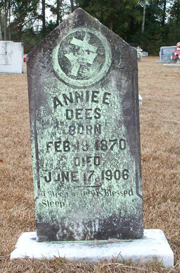 Anniee Dees Gravestone Photo