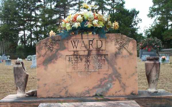 Julia Frances Ward Gravestone Photo