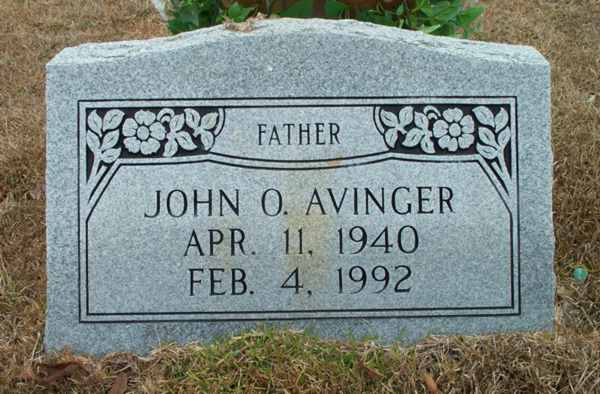 John O. Avinger Gravestone Photo