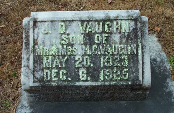 J.D. Vaughn Gravestone Photo
