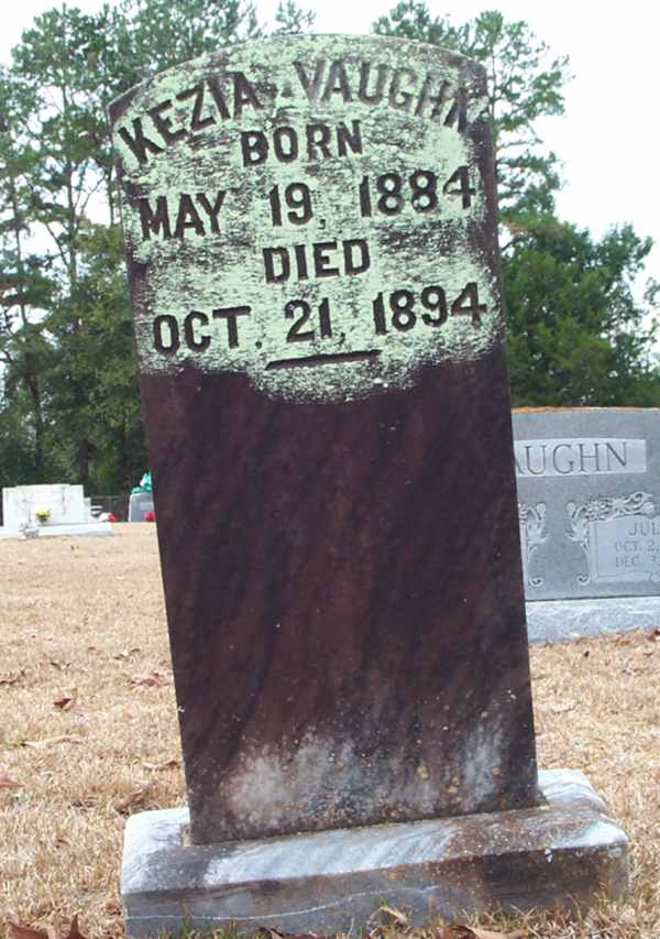 Kezia Vaughn Gravestone Photo