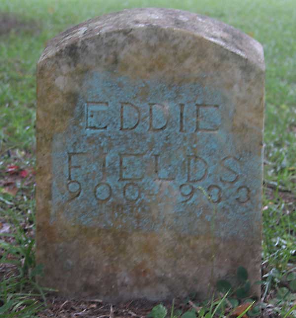 Eddie Fields Gravestone Photo