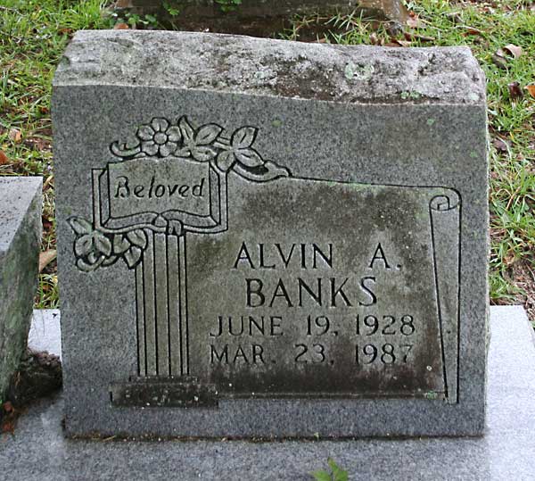 Alvin A. Banks Gravestone Photo