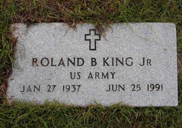 Roland B. King Gravestone Photo