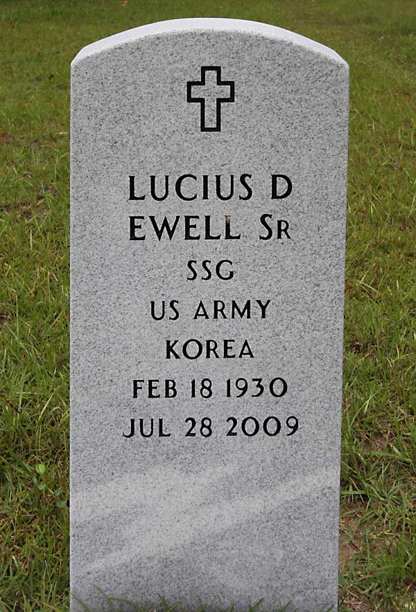  Lucius D. Ewell Gravestone Photo