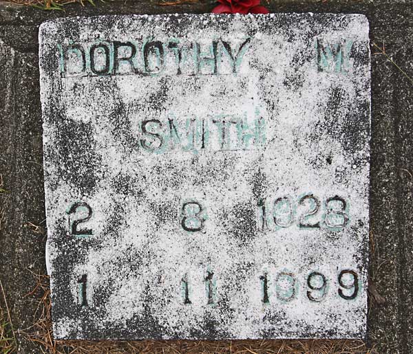 Dorothy M. Smith Gravestone Photo