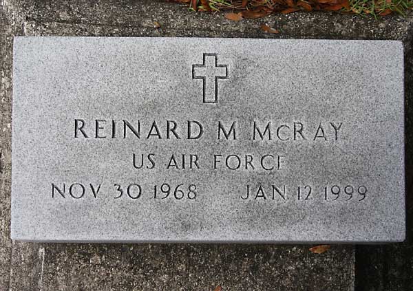 Reinard M. McCray Gravestone Photo