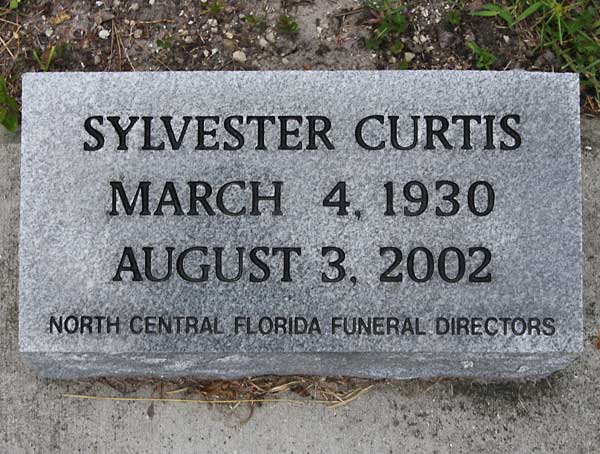 Sylvester Curtis Gravestone Photo