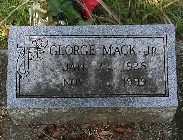 George Mack Gravestone Photo
