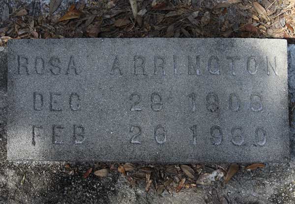 Rosa Arrington Gravestone Photo