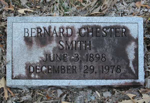Bernard Chester Smith Gravestone Photo