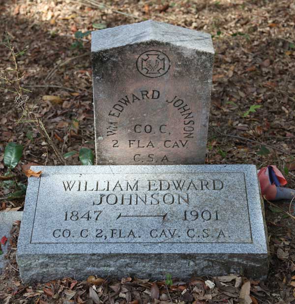 William Edward Johnson Gravestone Photo