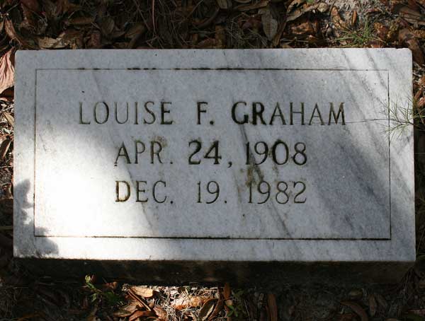 Louise F. Graham Gravestone Photo